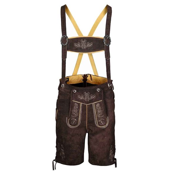 Men Lederhosen Vintage Authentic Lederhosen Genuine Suede Octoberfest Costumes - Picture 2 of 6